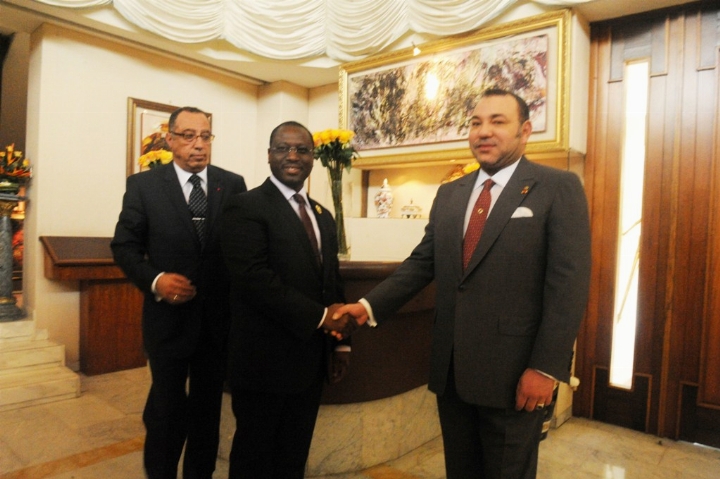Visite officielle: le Président de l’Assemblée nationale, Guillaume Soro reçu en audience par le Roi Mohamed VI